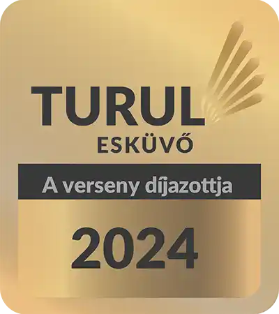 turul esküvő díjazott 2024 embléma